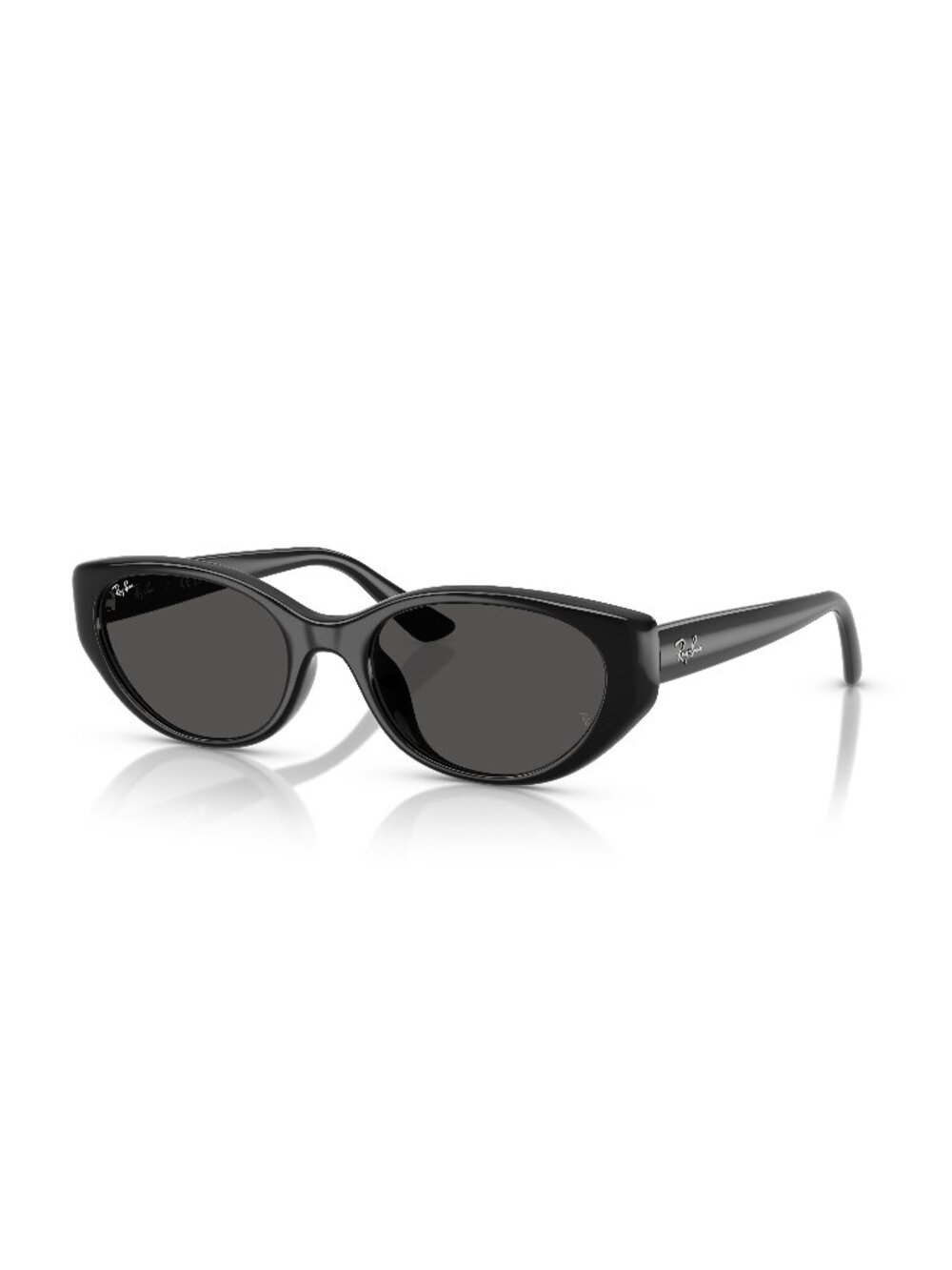 New Ray-Ban Unisex Sunglasses Black Grey Lens Injected Frame Ray Ban RB4457D 55